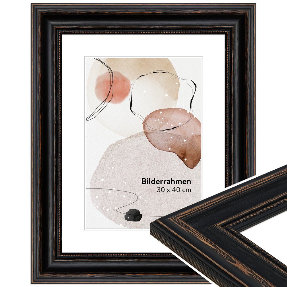 WANDStyle Bilderrahmen H550, Schwarz, aus Massivholz günstig online kaufen