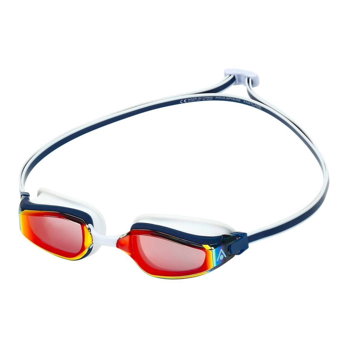 Titanium Schwimmbrille Mirror Aquasphere Fastlane blau/rot