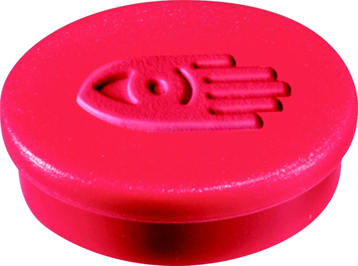LEGAMASTER Magnet Haftmagnete 20mm Durchmesser rot VE=10 Stück