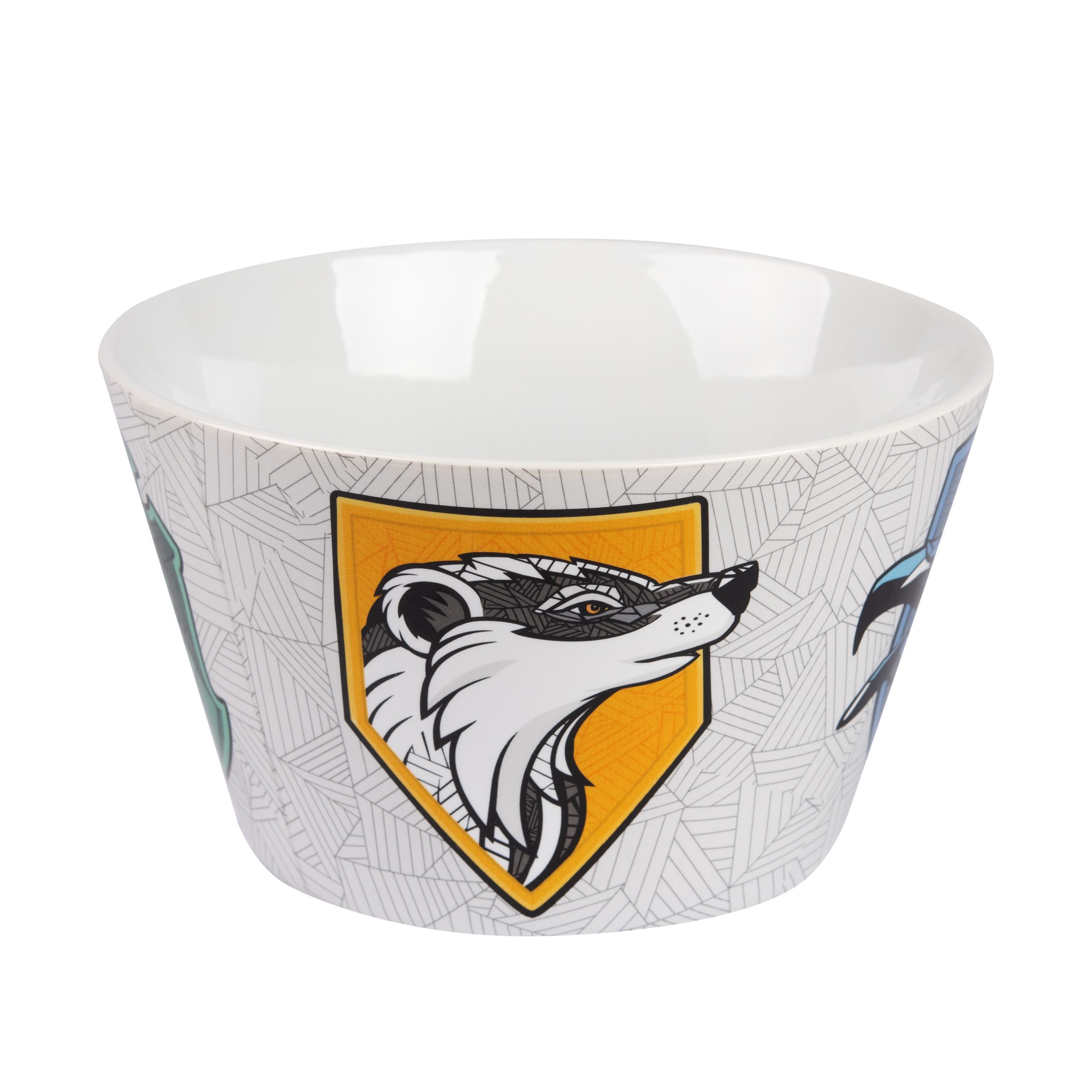 United Labels® Müslischale Harry Potter - 4 Wappen, Porzellan