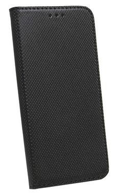 cofi1453 Handyhülle Tasche Smart Hülle für Realme 7, Kunstleder Schutzhülle Handy Wallet Case Cover mit Kartenfächern, Standfunktion Schwarz