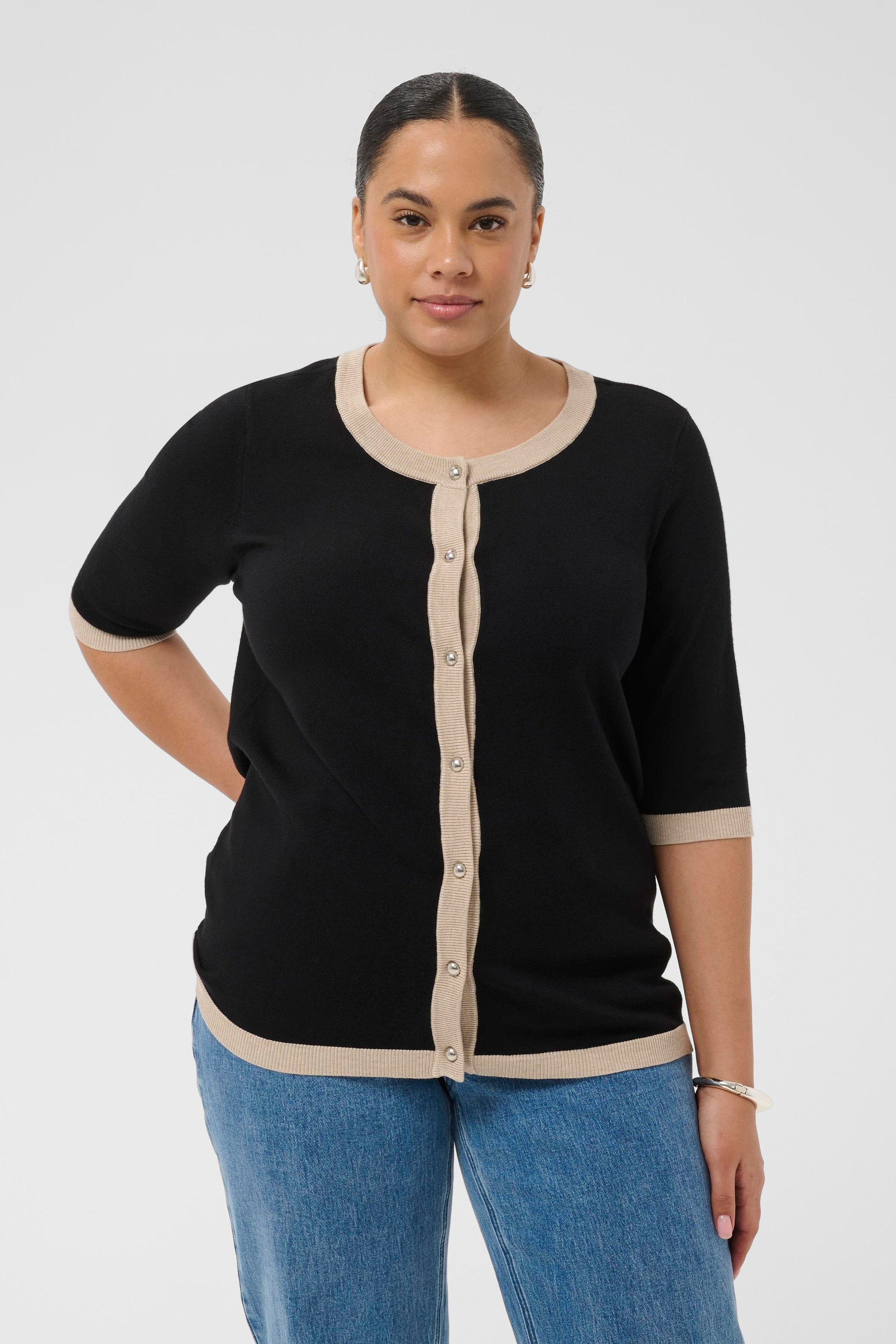 KAFFE Curve Cardigan Strickjacke KClizzy Große Größen