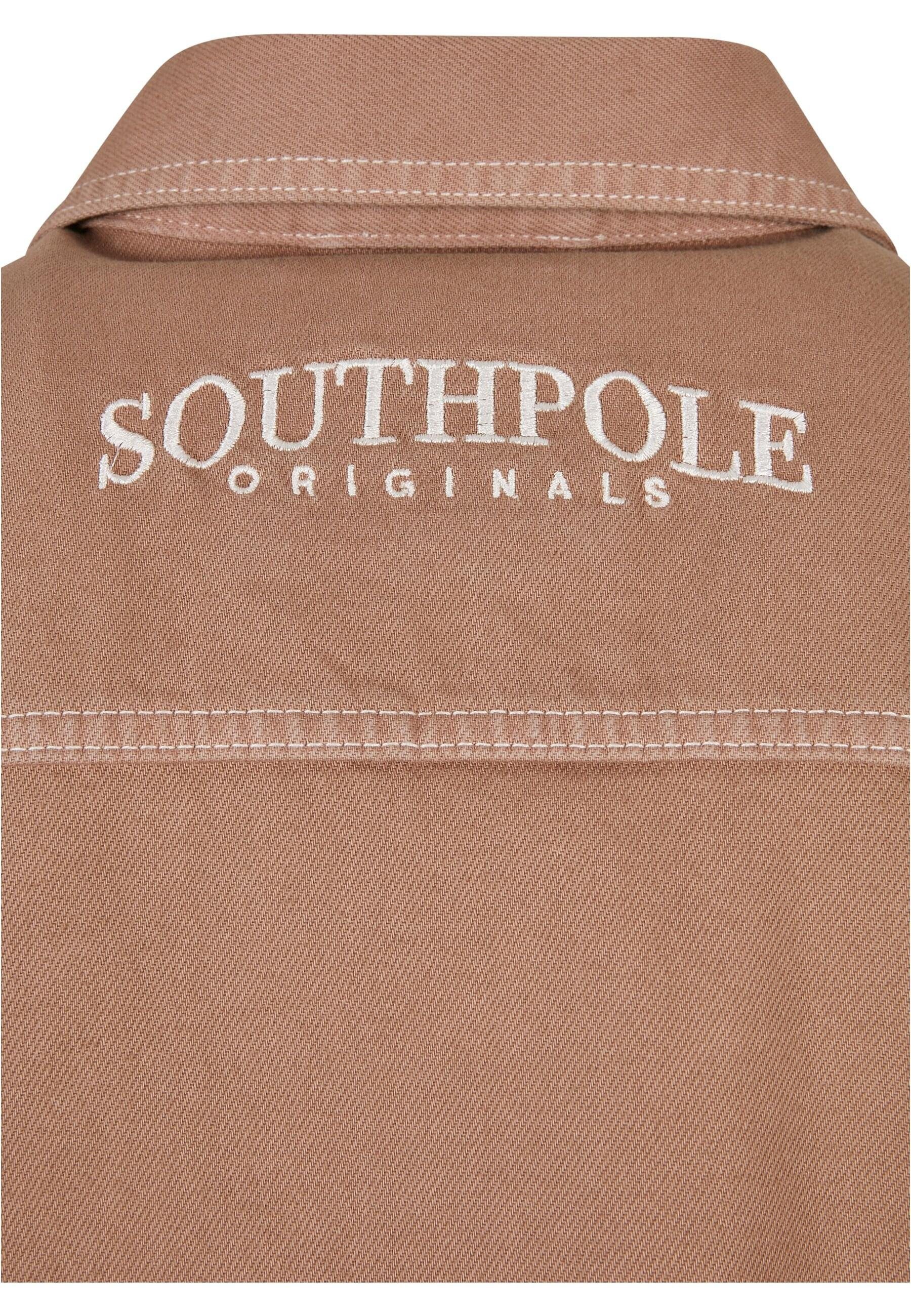 Southpole Blouson Herren Southpole Script (1-St) Jacket Cotton warmsand