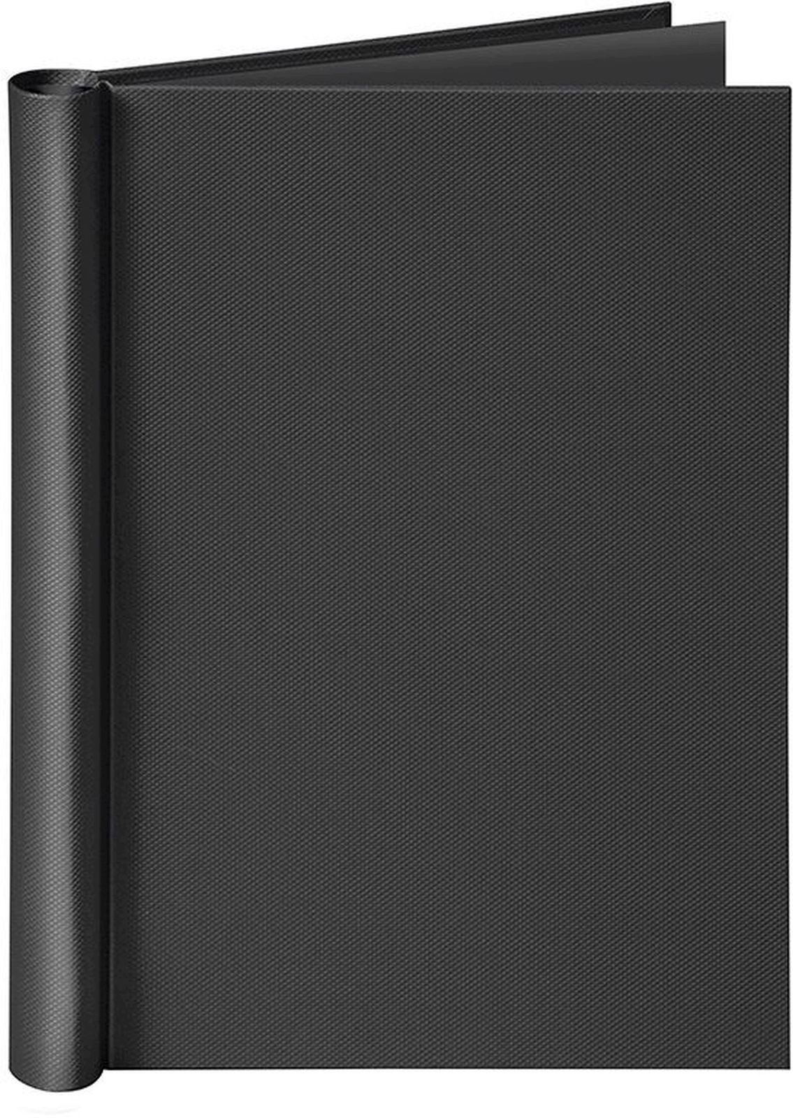 VELOFLEX Hefter Klemmbinder Velocolor A4 Karton schwarz/schwarz