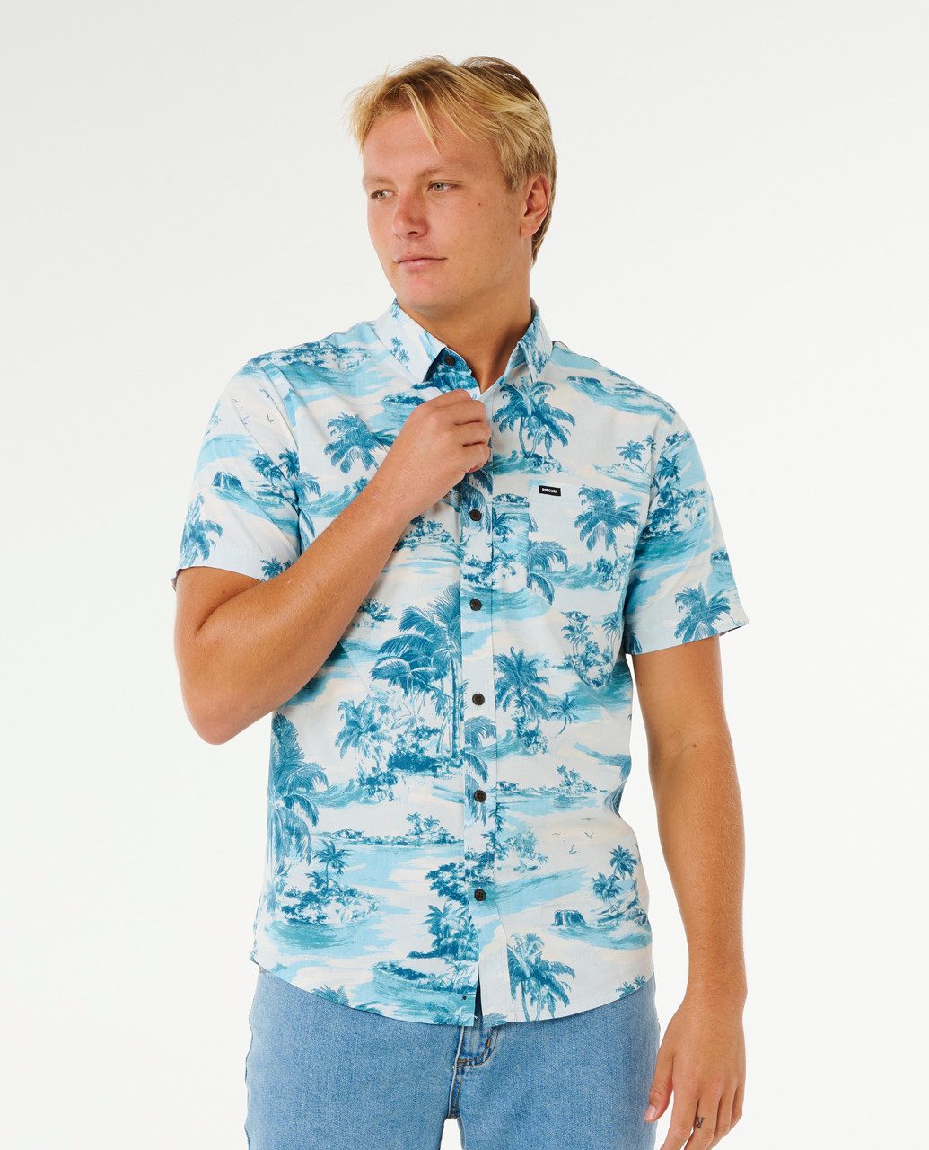 Rip Curl Hawaiihemd Rip Curl Sessions Short Sleeve Shirt