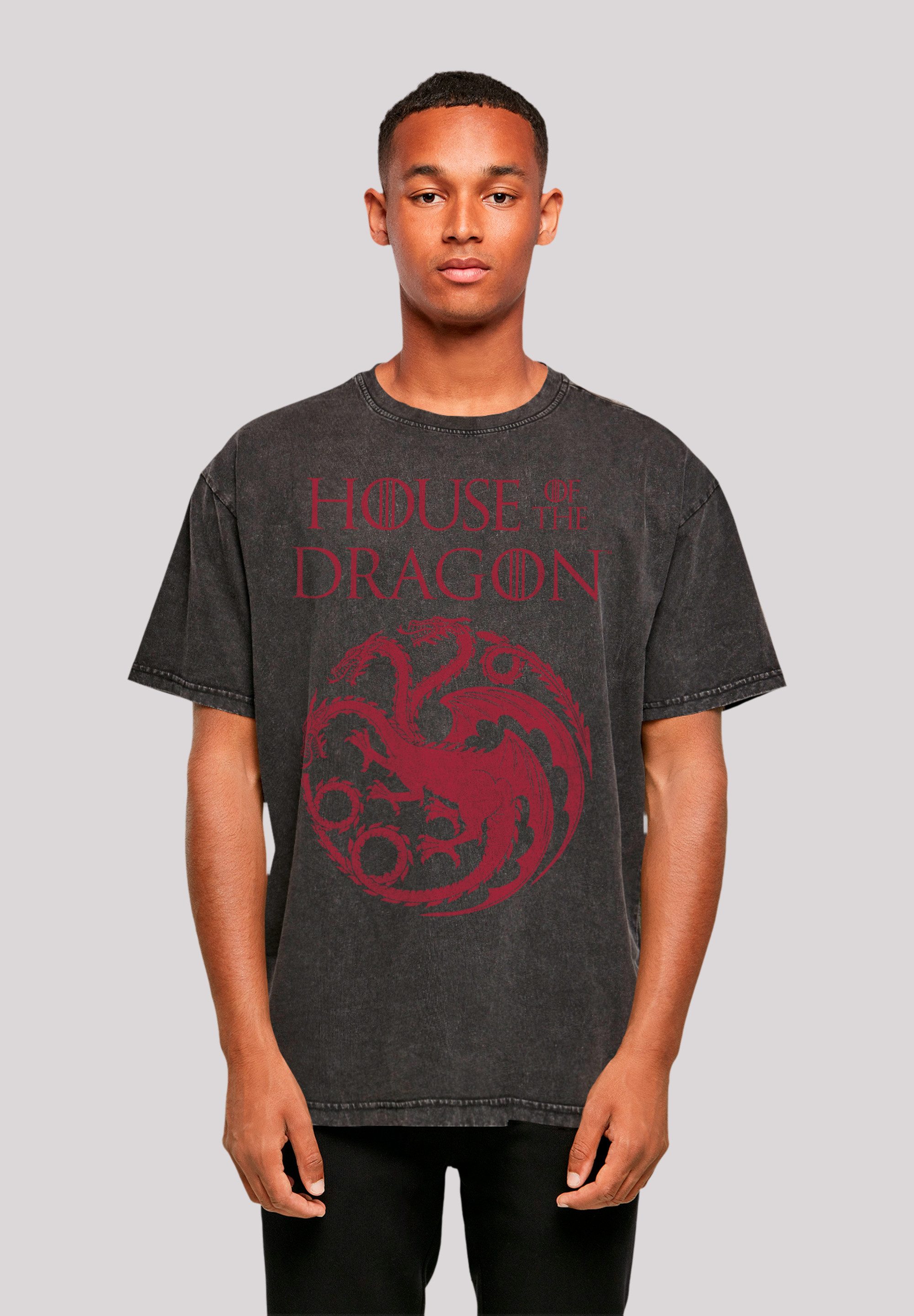 F4NT4STIC T-Shirt "House Of The Dragon Targaryen Crest Logo", Premium Quali günstig online kaufen