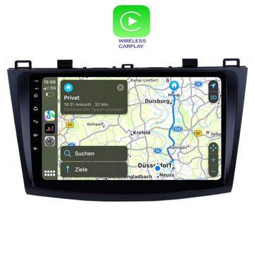 TAFFIO Für Mazda 3 04-09 9" Touchscreen Android Autoradio CarPlay AndroidAuto Einbau-Navigationsgerät