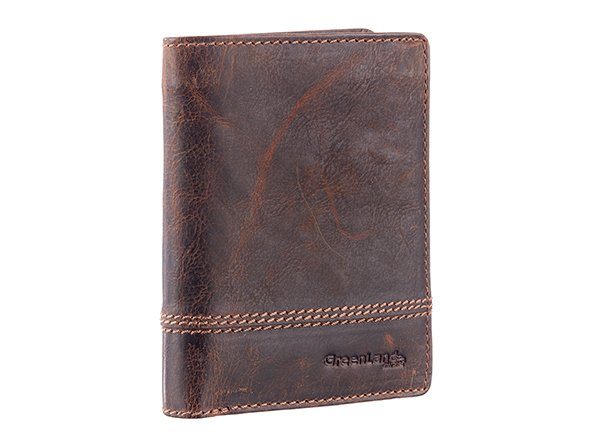 GreenLand Nature Geldbörse Classic, aus Leder mit schöner Ziernaht günstig online kaufen