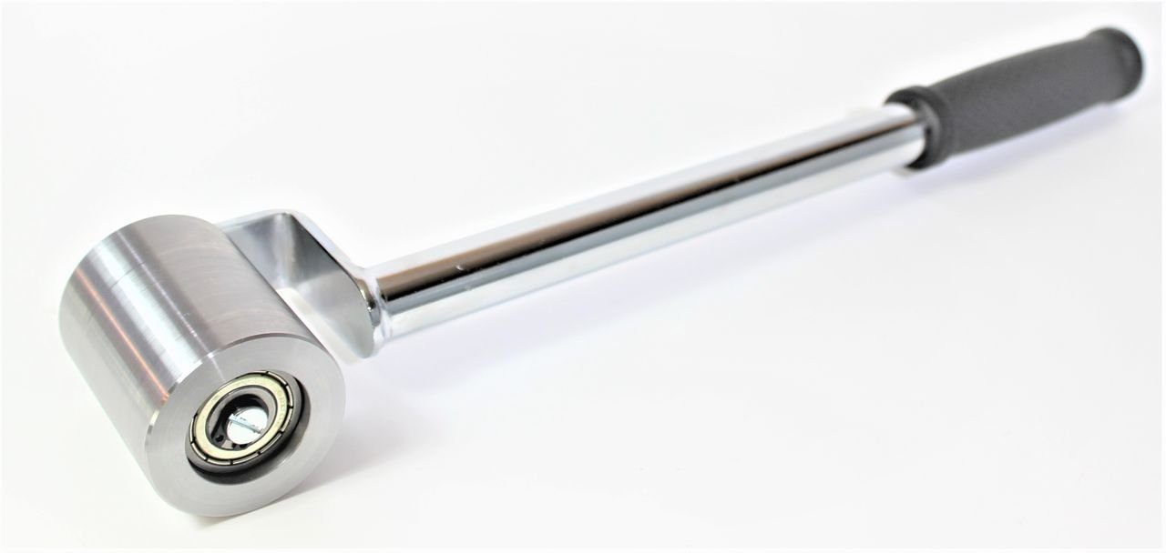 myMAW Andruckwalze Profi Andrückrolle 60 mm Metall Andrückwalze Andrück Rolle Folie…