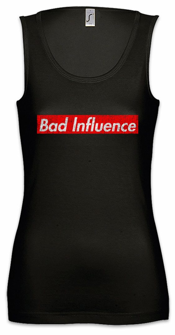 Tanktop Bad Influence Ärmelloses Damen T-Shirt Biker Club MC Rocker Adler