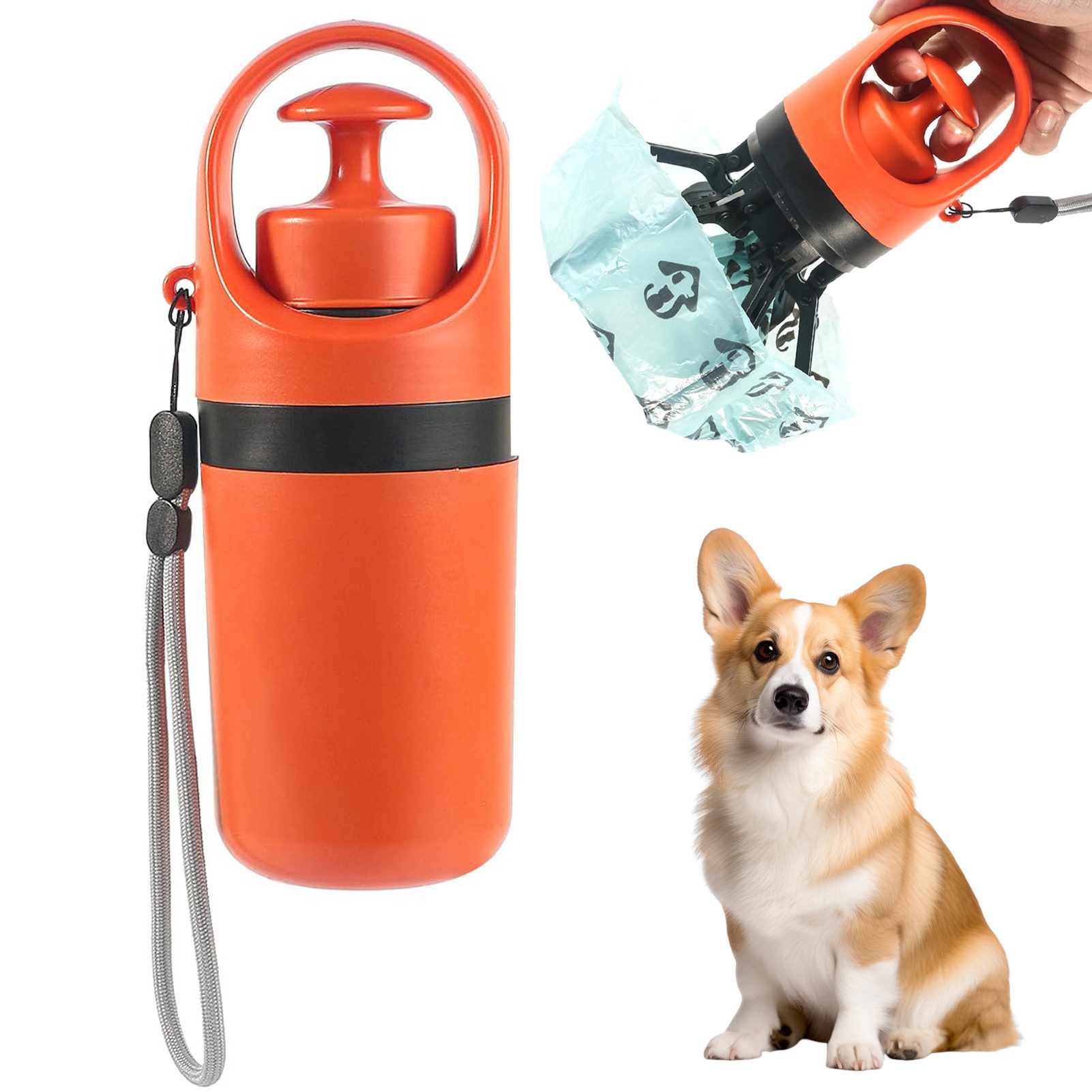 Hundetoilette Tragbare Hundekotschaufel, Haustierkotsammler Hundekotgreifer