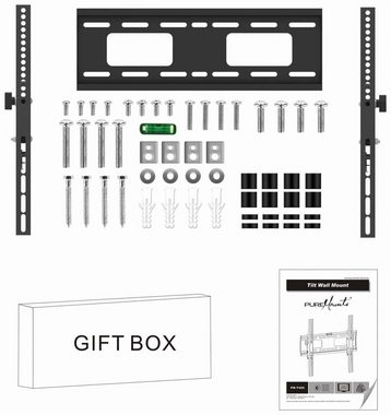 PureMounts PUREMOUNTS TV-Wandhalter PM-T400, VESA 400x400mm TV-Wandhalterung