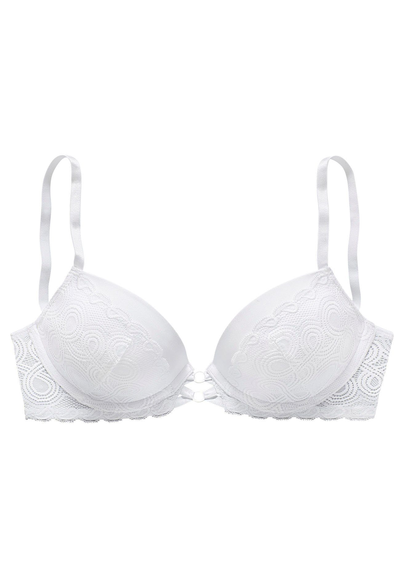 LASCANA Push-up-BH mit sexy Bänderoptik vorn, Dessous – Bild 2 von 5