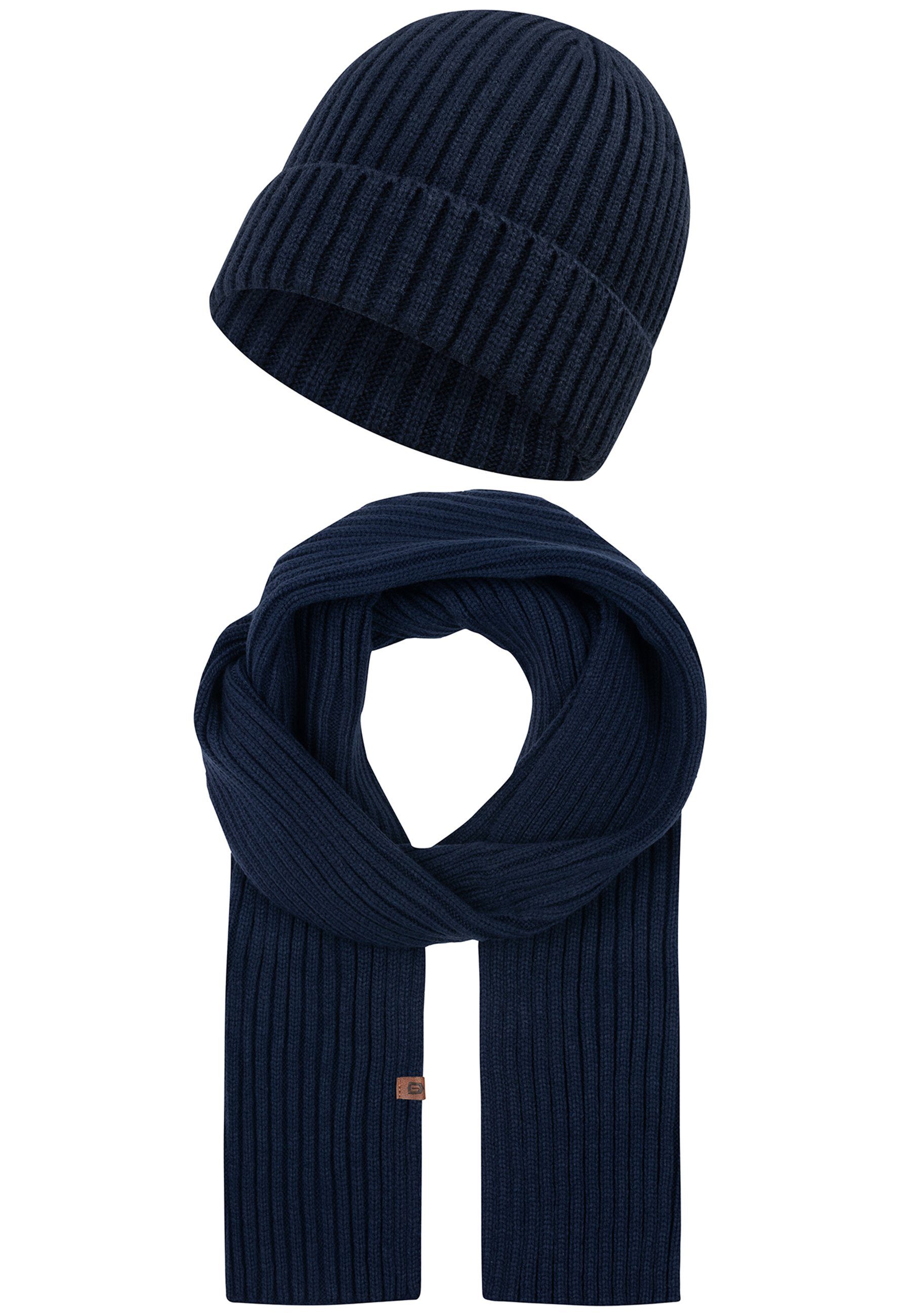 Indicode Strickmütze Geyser Set aus Mütze günstig online kaufen