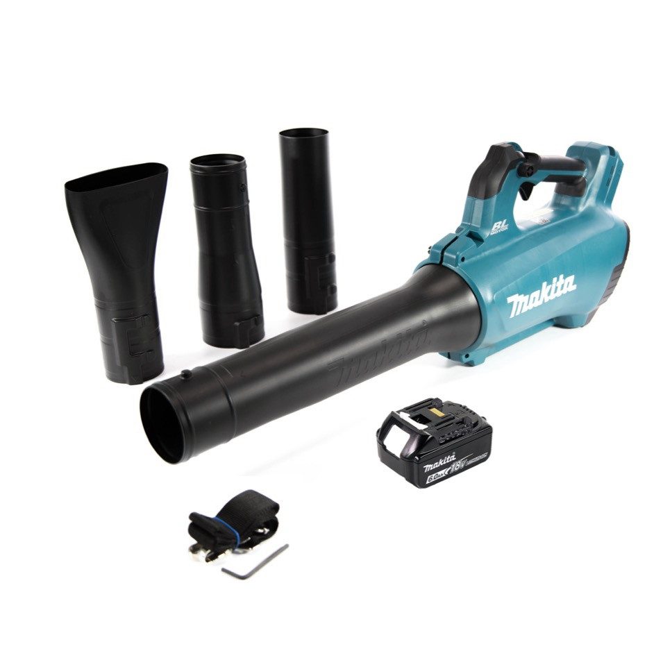 Makita Akku-Laubbläser DUB 184 G1 Akku Gebläse 18 V Brushless + 1x Akku 6,0 Ah