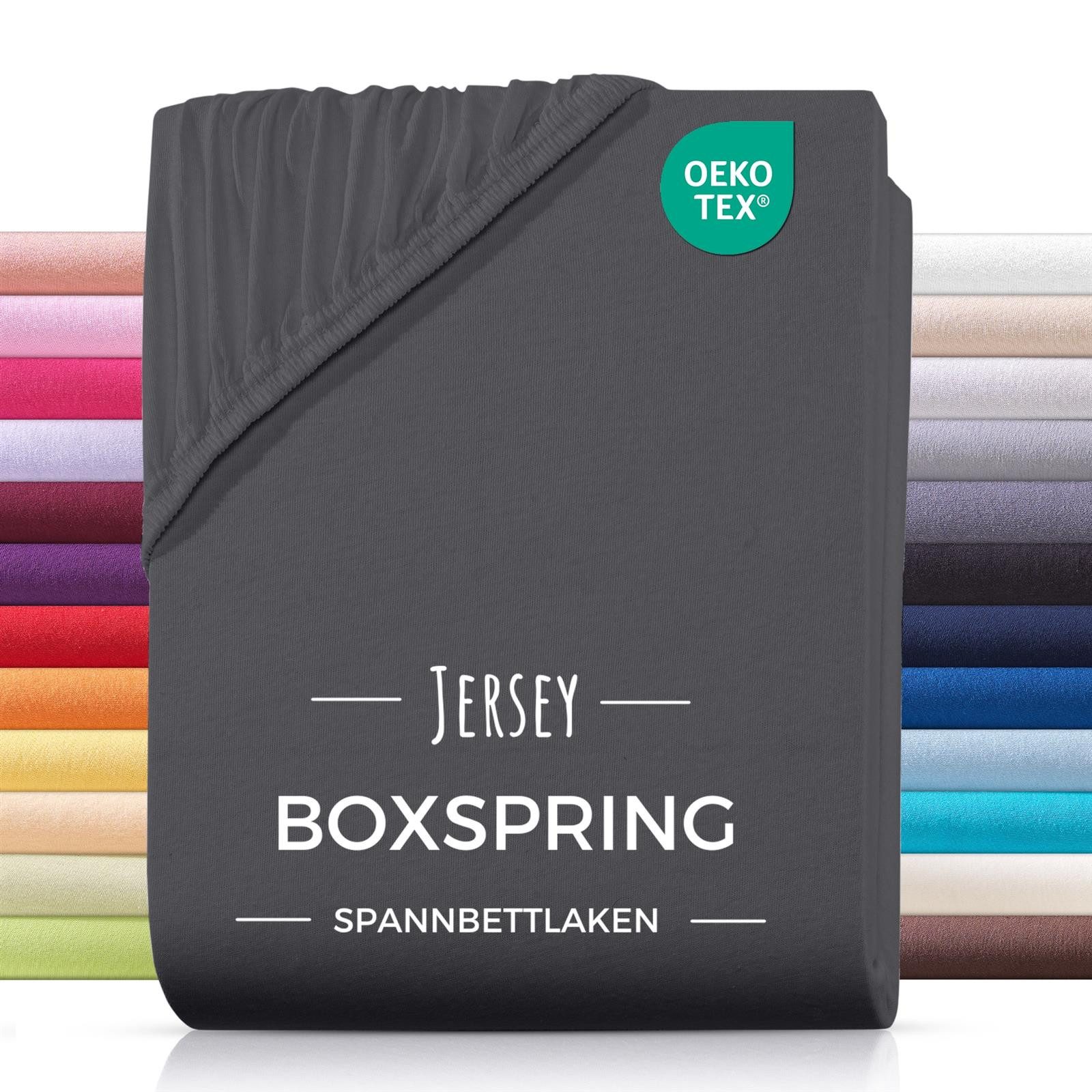 Carpe Sonno Spannbettlaken Boxspringbett Wasserbett Jersey 180x200 180x220 günstig online kaufen