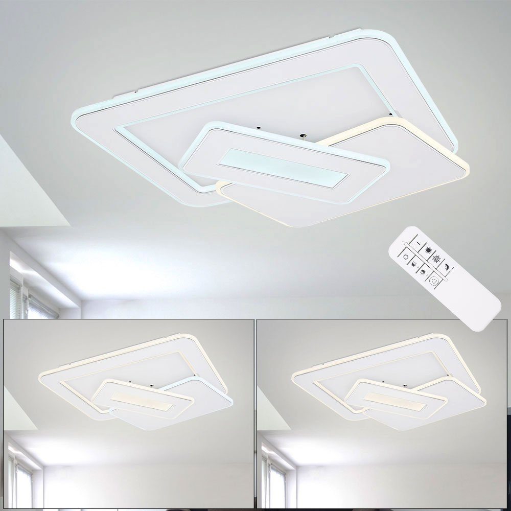 etc-shop LED-Leuchtmittel Smart Zimmer Lampe Tages-Licht LED Decken Ess verbaut, fest Kaltweiß, Neutralweiß, Warmweiß, Smarte RGB Tageslichtweiß, LED-Leuchte,