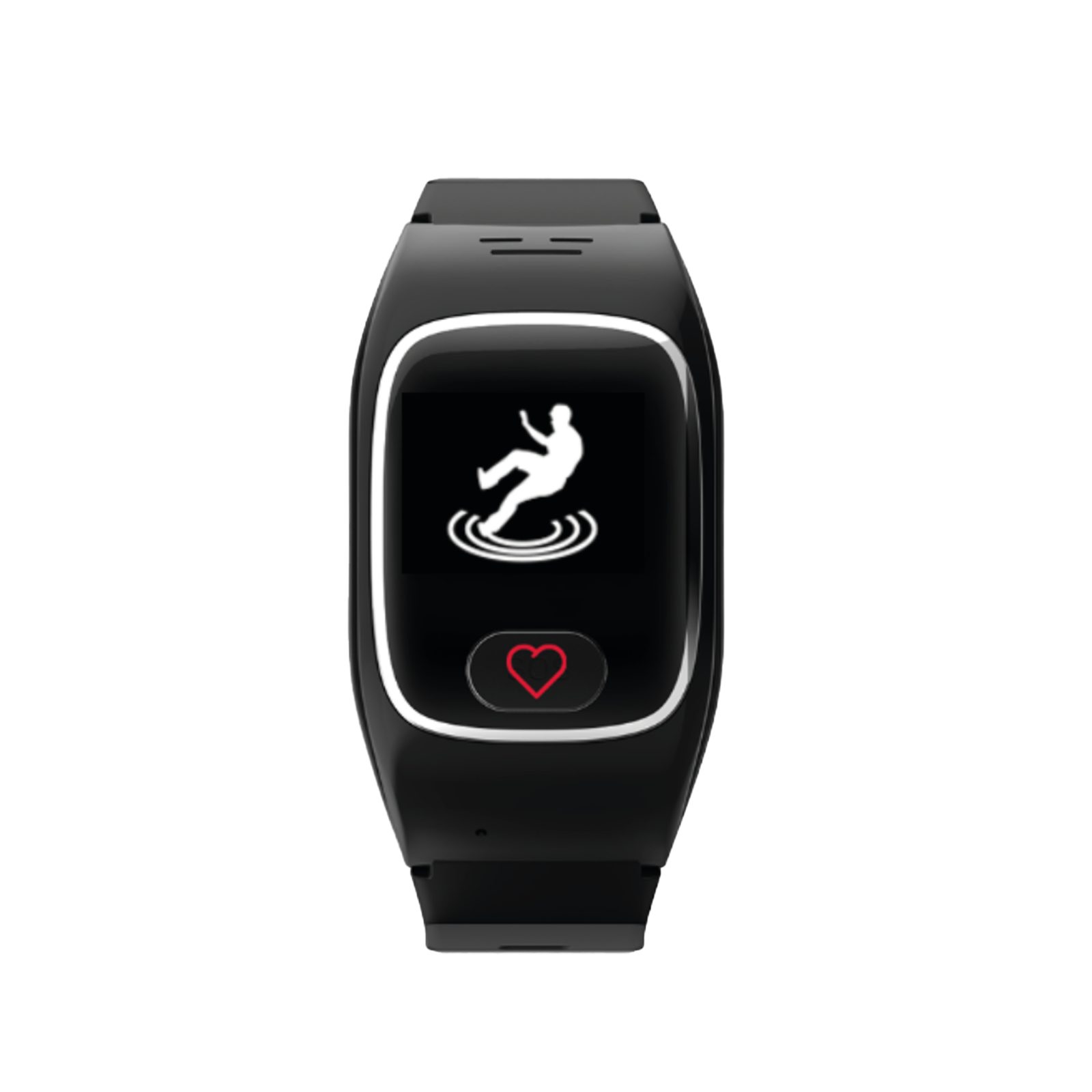 JAMES B8 Senioren Smartwatch Notrufuhr SOS & GPS Smartwatch schwarz