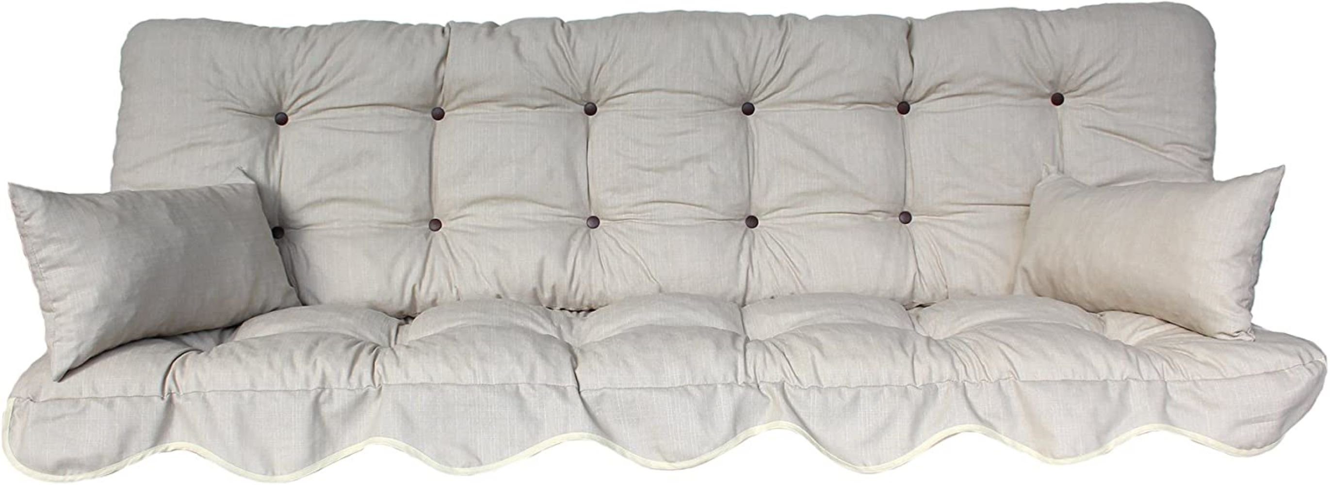 Kühnemuth Auflagekissen Auflagen Set Hollywoodschaukel Polster Sitzkissen 150x50 cm Design 180