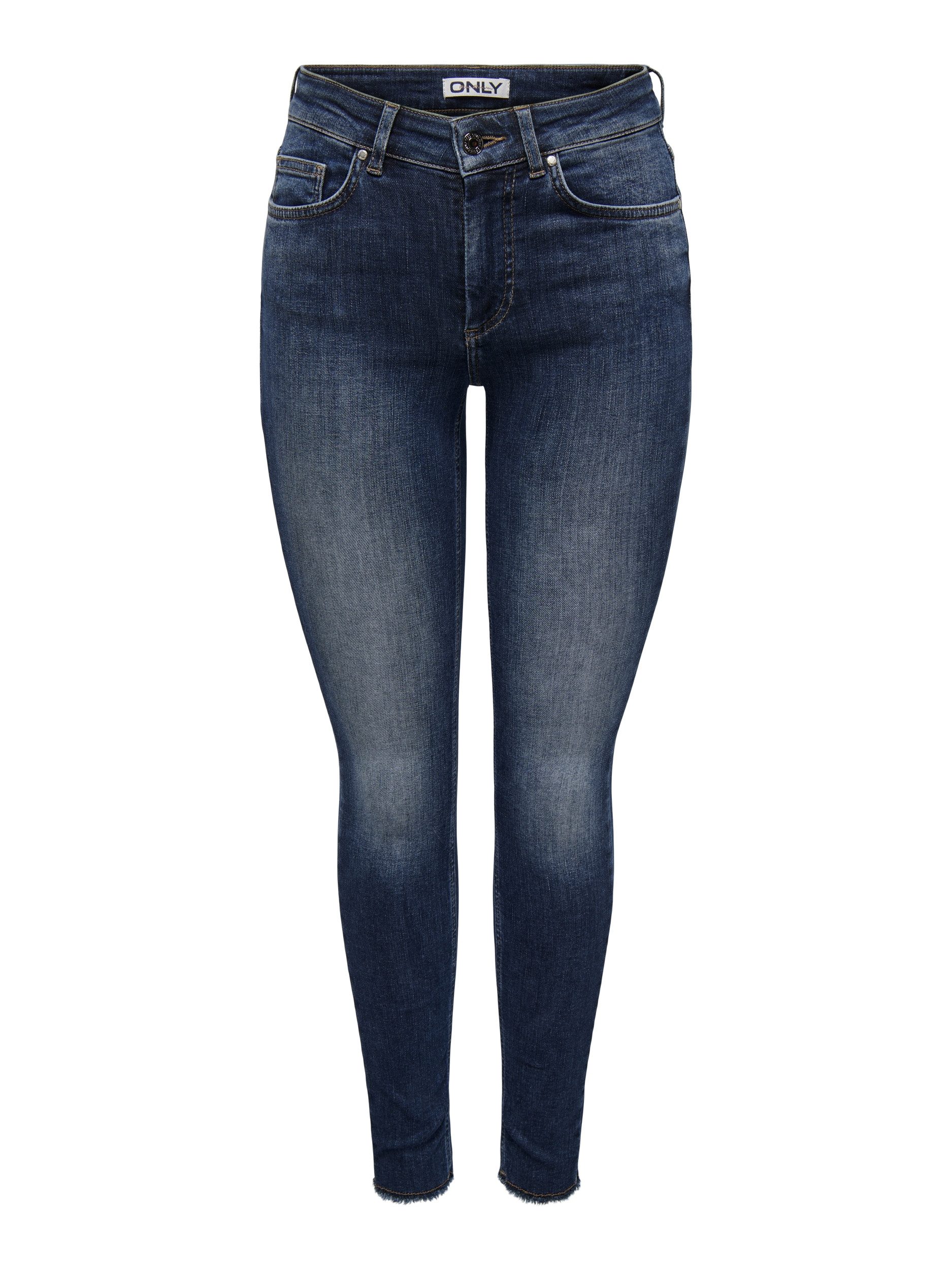 Bequeme Jeans ONLBLUSH MID SK ANK RW DNM REA082 N
