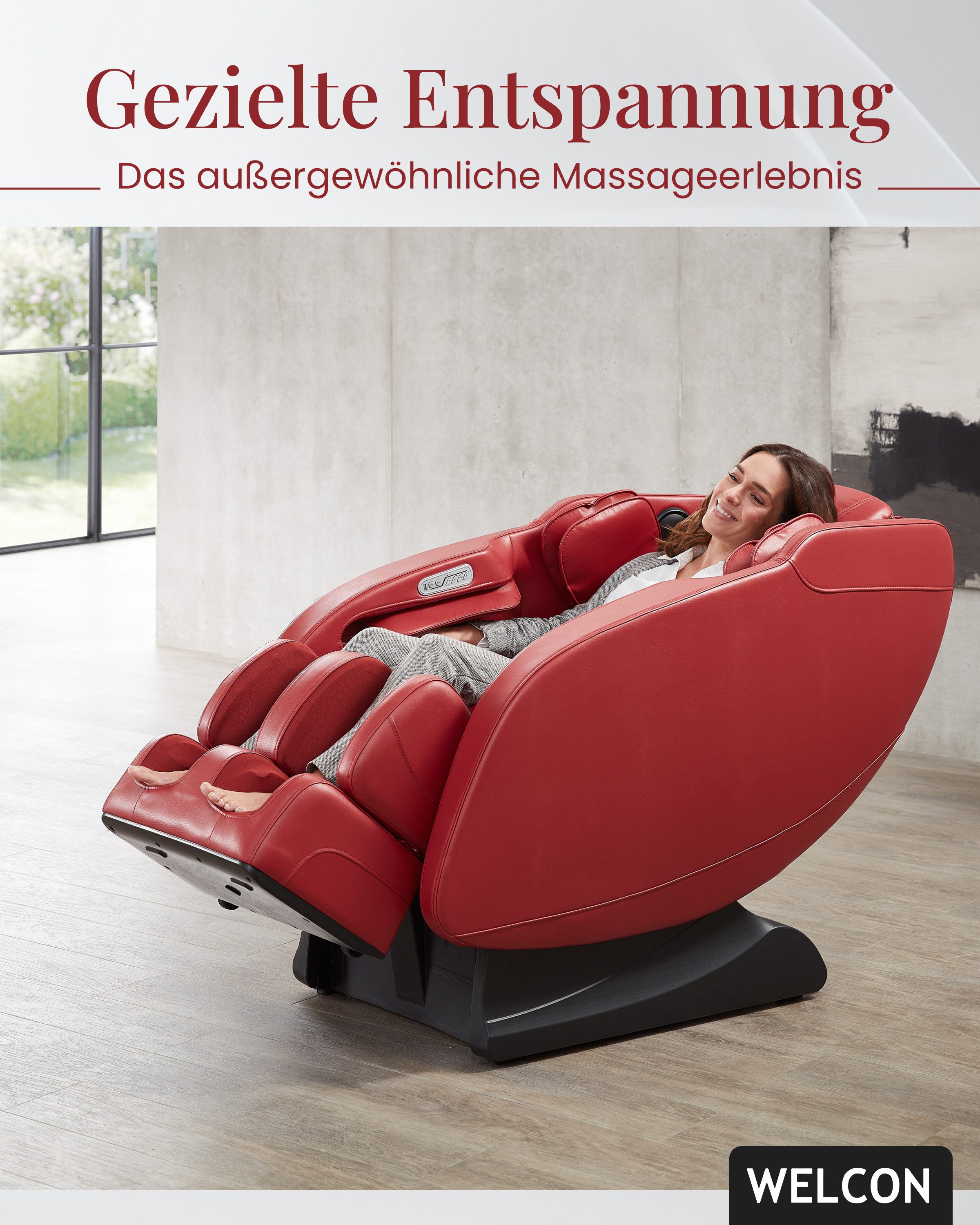 WELCON Massagesessel Massagesessel WELCON PRESTIGE II mit Wärmefunktion