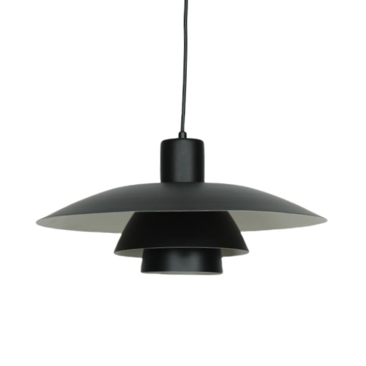 Liadomo Pendelleuchte Kiruna, ohne Leuchtmittel, Skandi-Stil, aus schwarzem günstig online kaufen