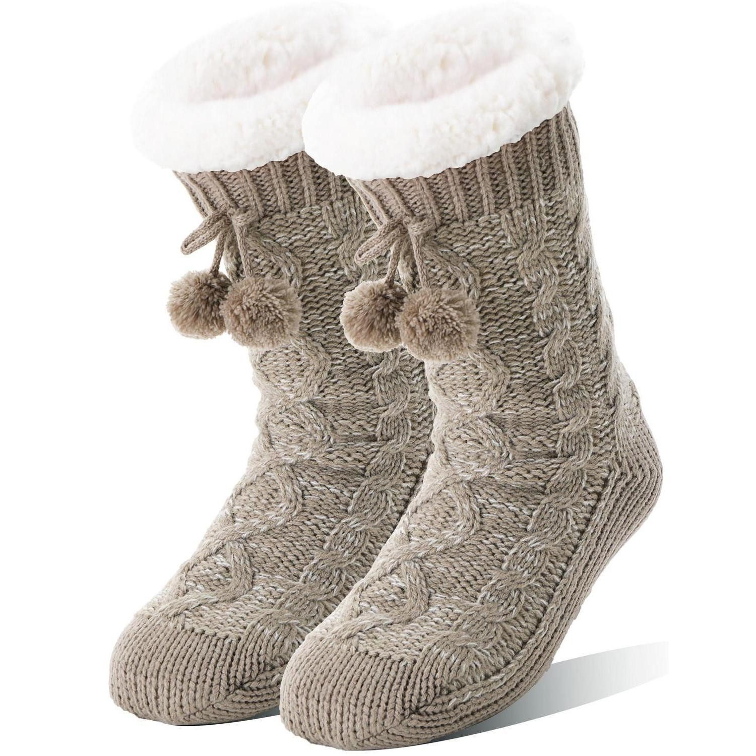 LuxusKollektion Kuschelsocken Damen Kuschelsocken Flauschig Winter