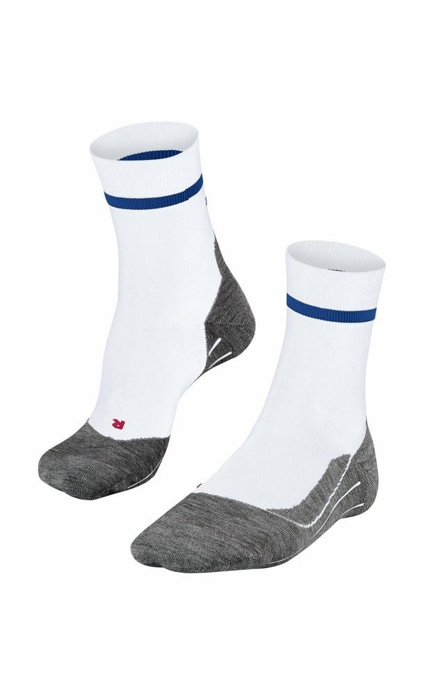 FALKE Laufsocken RU4 (mittelstarke Polsterung) weiss/blau/grau Herren - 1 Paar