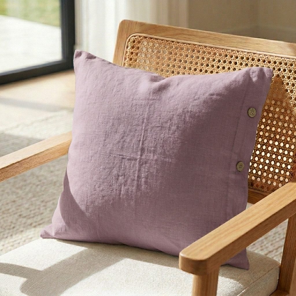 Interior by Hakito Kissenbezug 100% reine Leinen 180g/m² GOTS BIO zertifiziert
