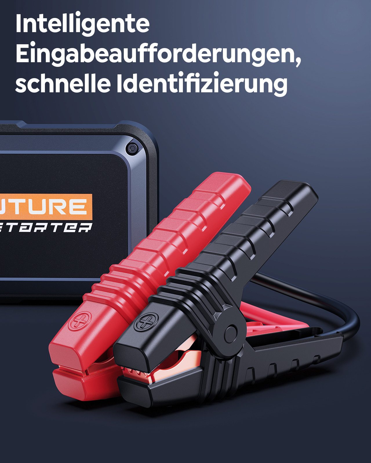 Buture Car Jump Starter Power Bank 4000A 12V Jump Starter 16800 mAh, 4-in-1 LED Light, 9.0L Petrol or 8.5L Diesel, -20°C to 60°C