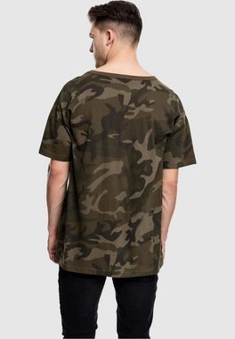 URBAN CLASSICS Kurzarmshirt Urban Classics Herren Camo Oversized Tee (1-tlg)