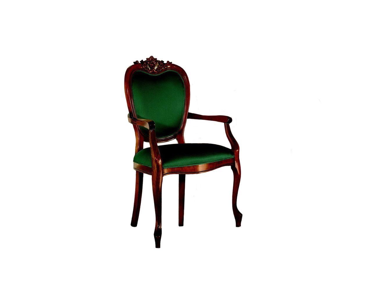 JVmoebel Sessel Italienische Klassisches Stuhl Möbel Sessel Büromöbel Barock Sofort (Sessel), Made in Italy