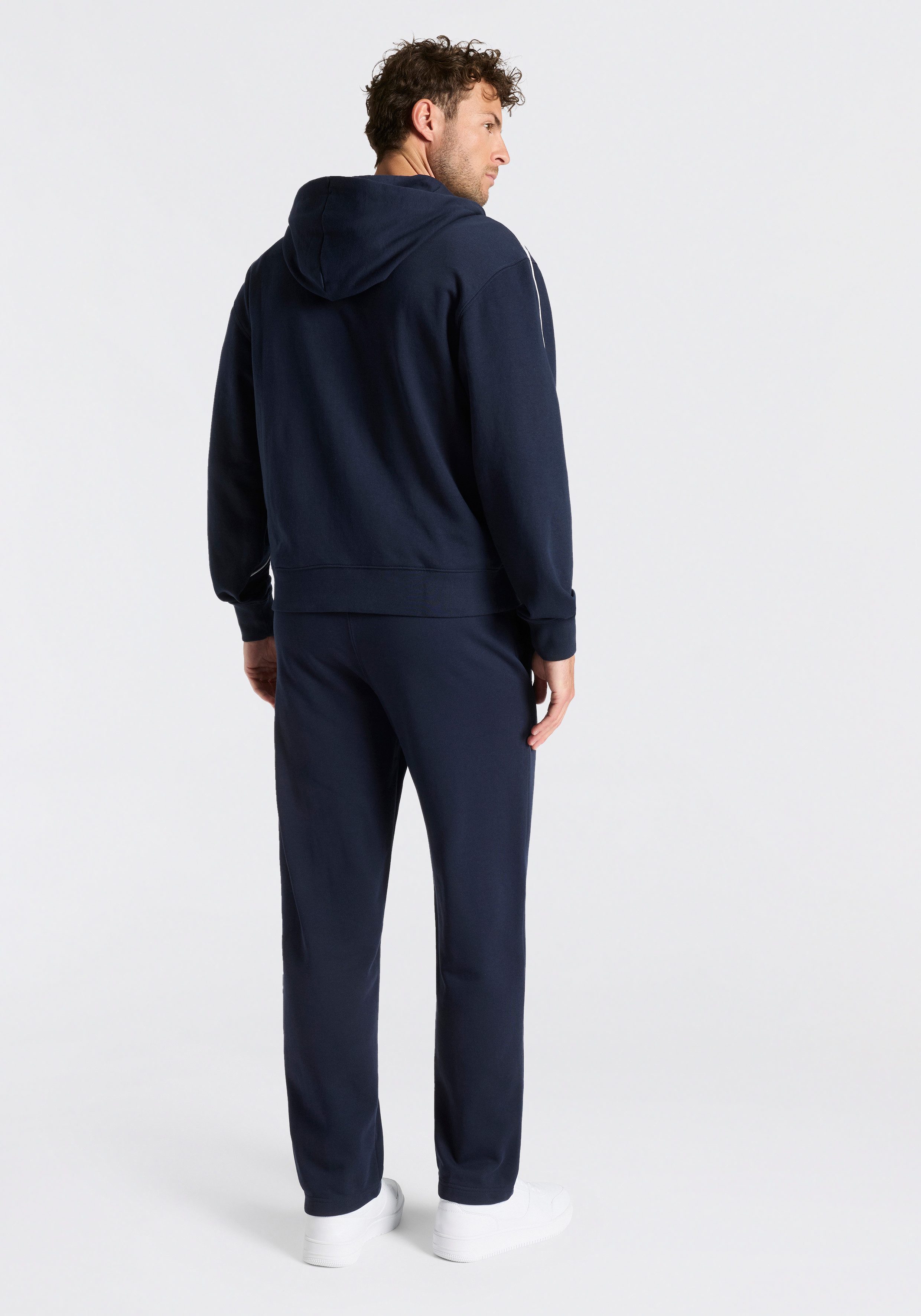 Champion Jogginganzug Terry Hooded Full Zip Sweatshirt (2-tlg), zweiteiliges Set, mit Kapuze, aus Baumwolle und Polyester