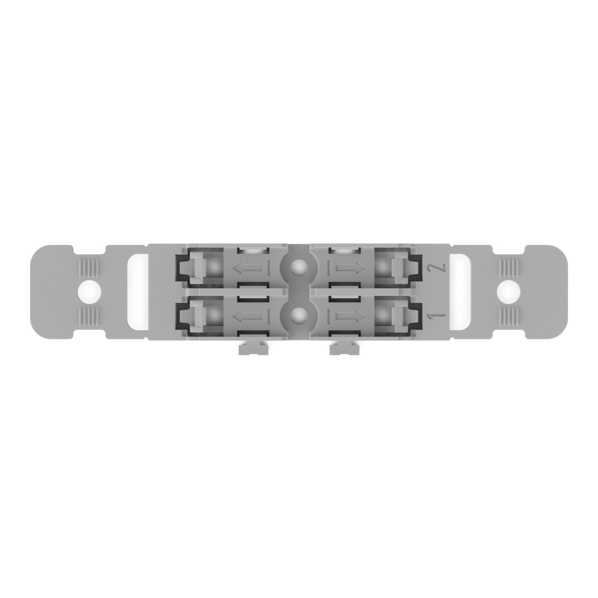 WAGO Spannzange WAGO GmbH& Co. KG Befestigungsadapter mit Zugentlastung 221-2502 5 Stk