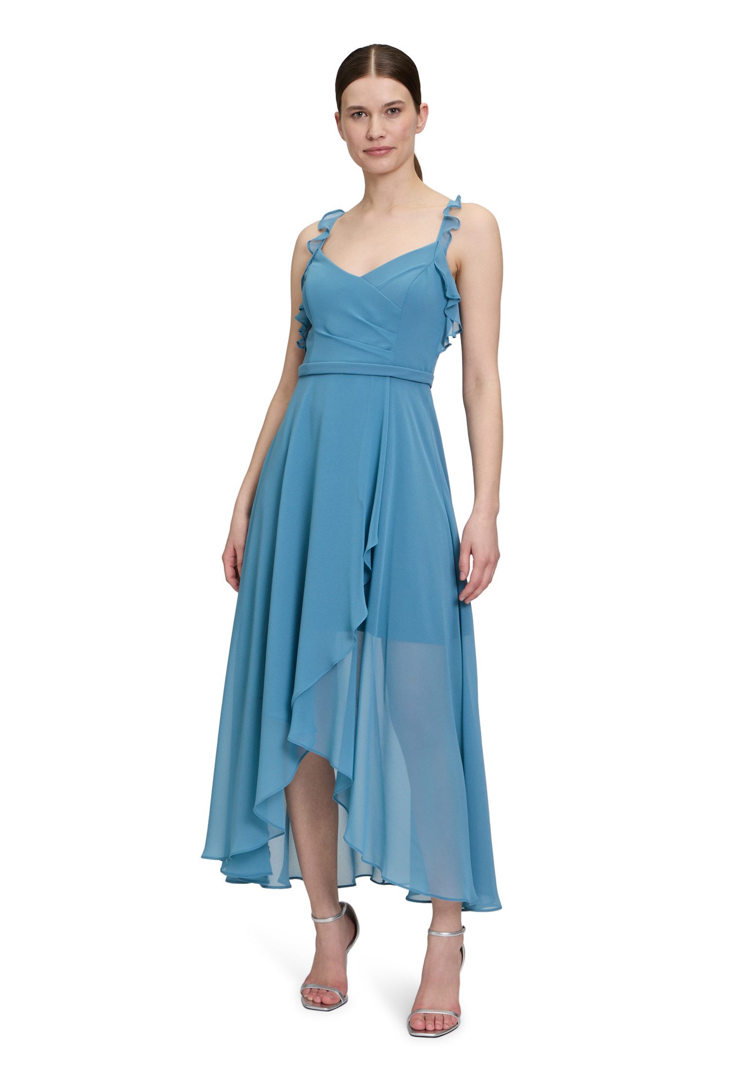 Vera Mont Abendkleid "Vera Mont Damen Abendkleid mit Volant" Ohne Tasche Wi günstig online kaufen