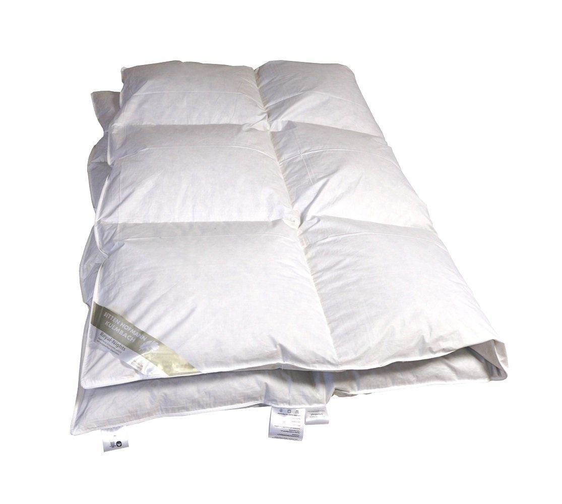 1A Betten Hofmann, Klasse Daunenbett Daunenbettdecke, Daunendecke 1, Winterbett 155x20, sibirischer 3x4 1150g 100% White neuer Schneegänseflaum, Gänsedaunen weißer Füllung: Winterdecke Sibiria