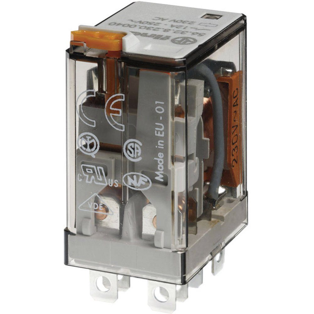 Zeitrelais Finder 56.32.8.230.0040 Steckrelais 230 V/AC 12 A 2 Wechsler 1 St.