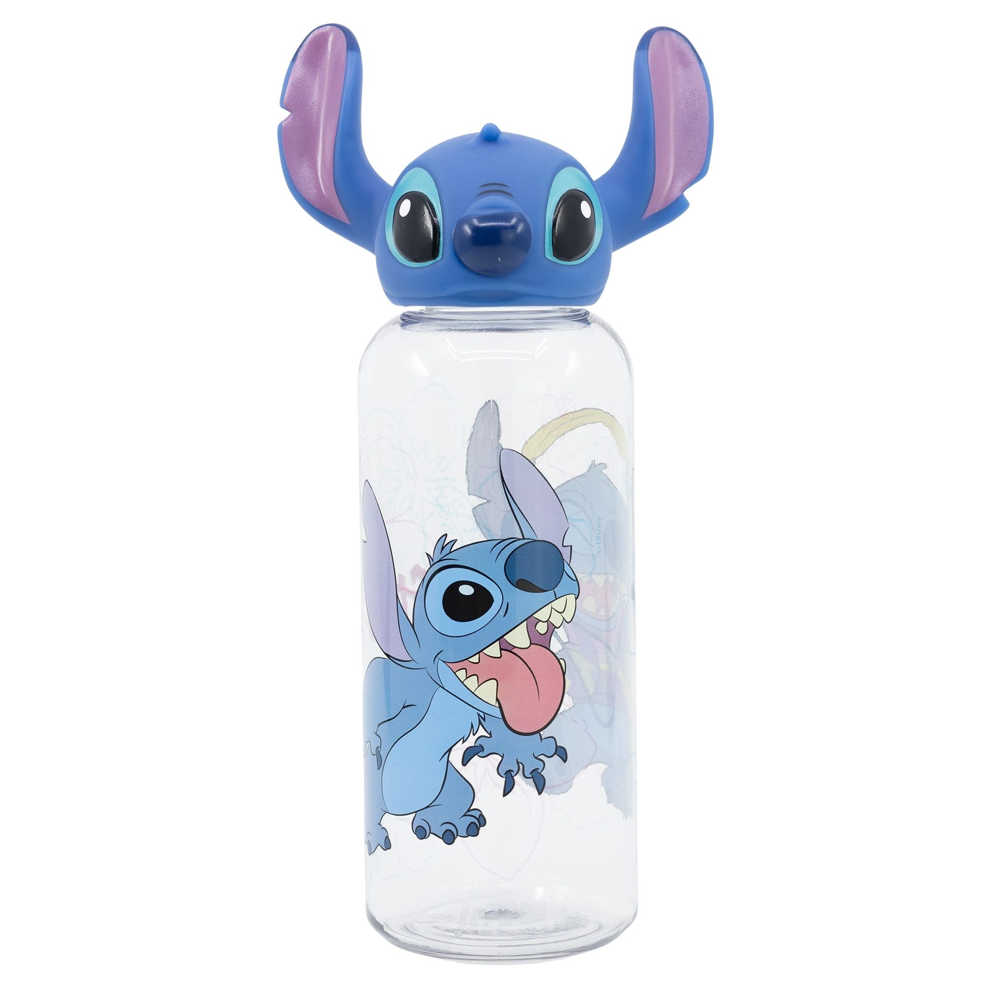 Disney Trinkflasche Disney Stitch 3D Kopf Wasserflasche Flasche 560 ml