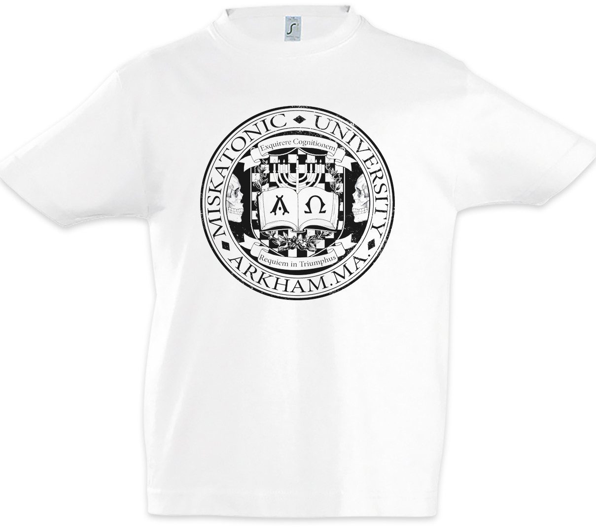Print-Shirt Cthulhu Badge UN A Kinder T-Shirt Cthulhu Logo Call Monster Horror
