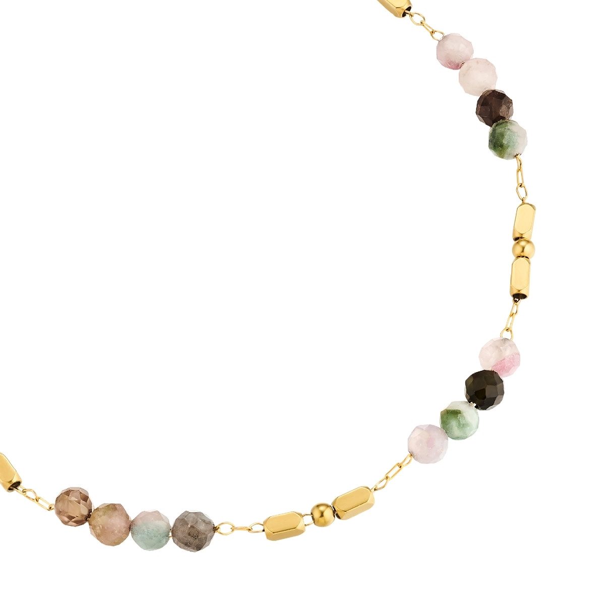 Eastside Edelstahlarmband gelbgold, Turmalin günstig online kaufen