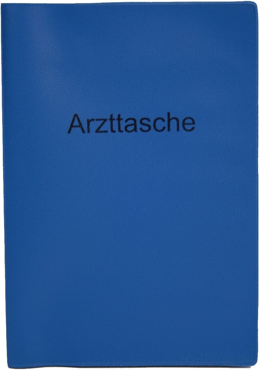 Fächermappe Arzttasche Klapphülle A6 mit Fächern für Chipkarten/Bescheinigungen+Re