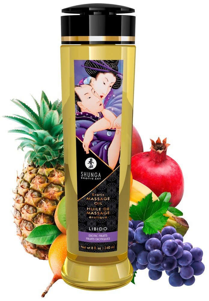 Massageöl Massage SHUNGA ml, sinnliche Exotic Libido Shunga 240 - für Massagen Oil Fruits