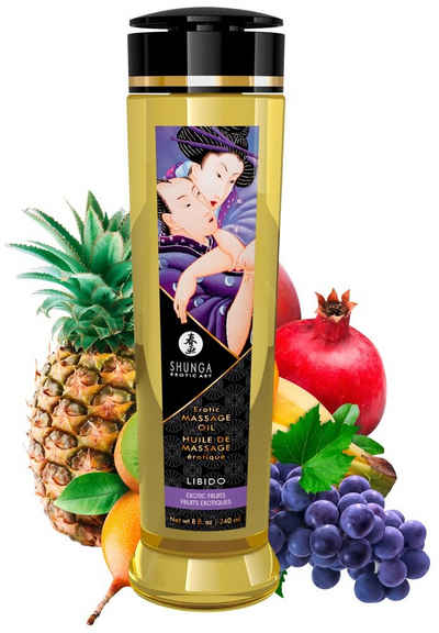 SHUNGA Massageöl Shunga - Massage Oil Libido Exotic Fruits 240 ml, für sinnliche Massagen