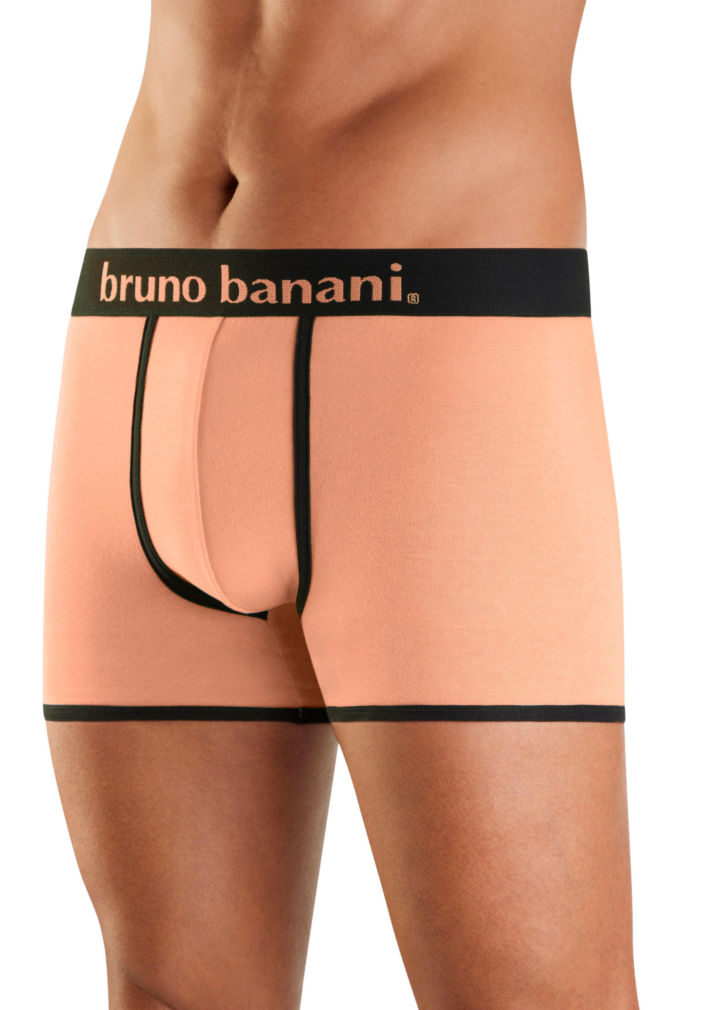 Bruno Banani Boxer Boxershorts für Herren (Packung, 3-St) mit modischen Einfassungen