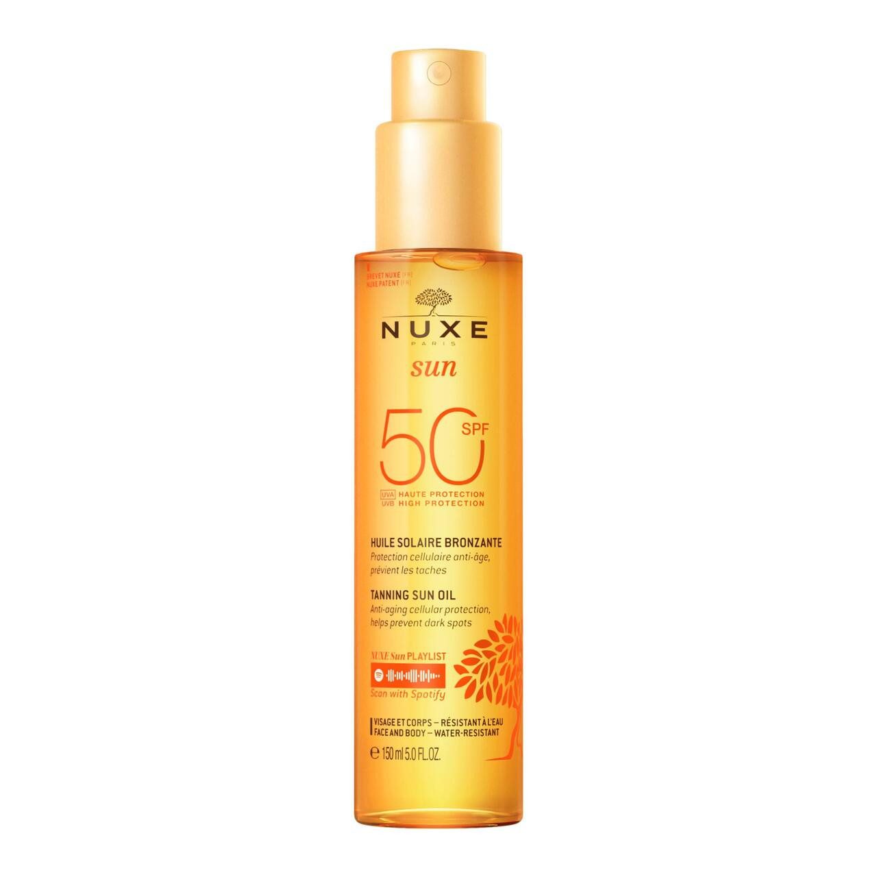 Sonnenschutzcreme Sun Huile Solaire Bronzante SPF 50