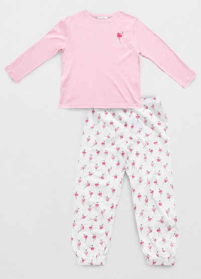 Vamp Schlafanzug VAMP kids (Set, 2 tlg., 2-teilig) Mädchen Schlafanzug lang 2-teilig Pyjama Baumwolle Ballerina