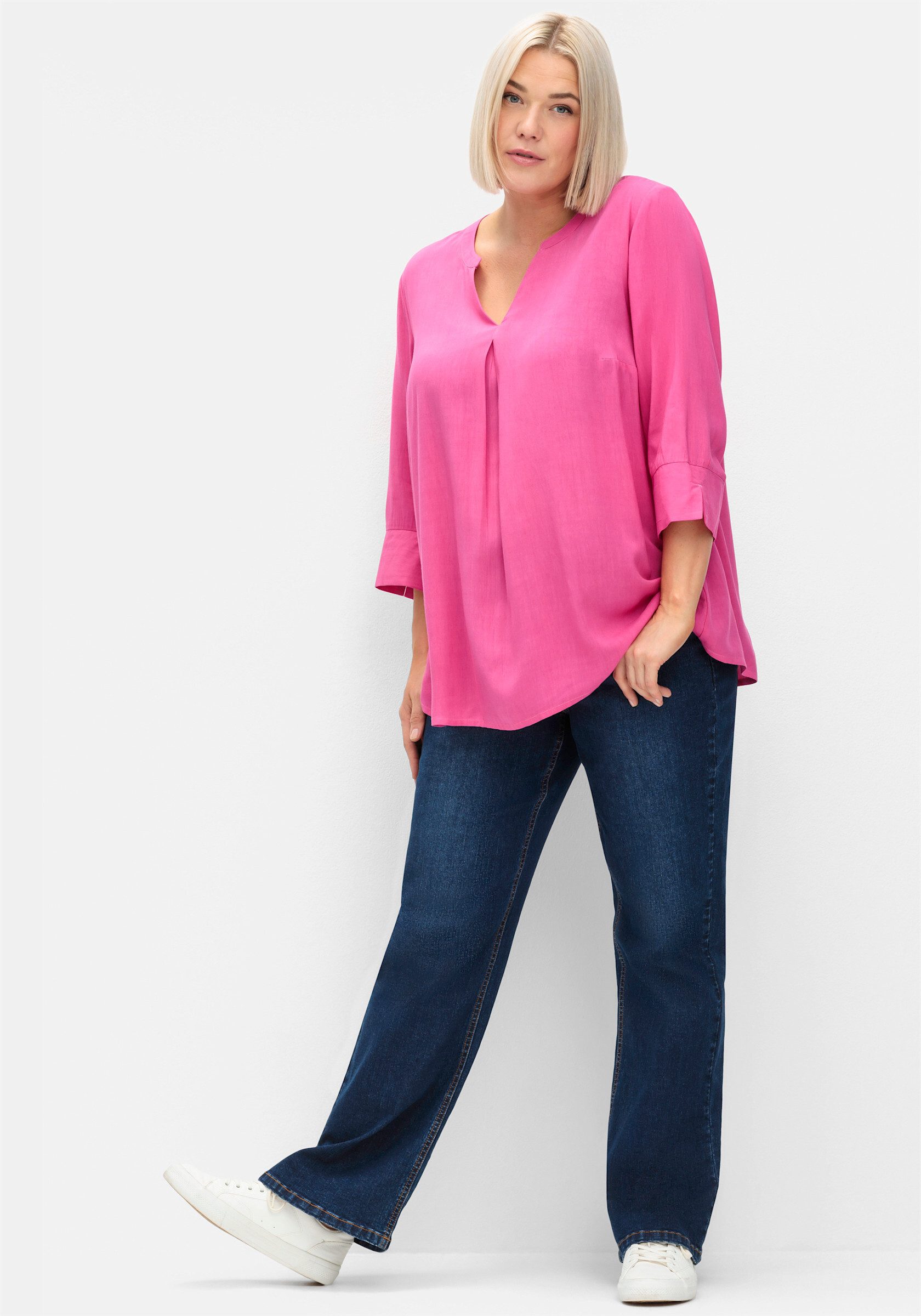 Sheego Klassische Bluse Tunika . günstig online kaufen