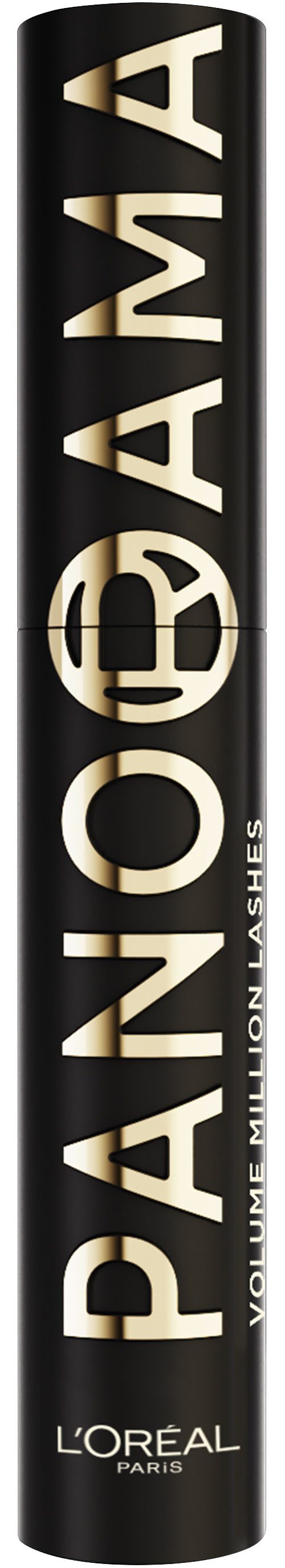 L'ORÉAL PARIS Mascara VOLUME MILLION LASHES PANORAMA MASCARA, definiert, verdichtet und verlängert, 1,4fach größer aussehende Augen.