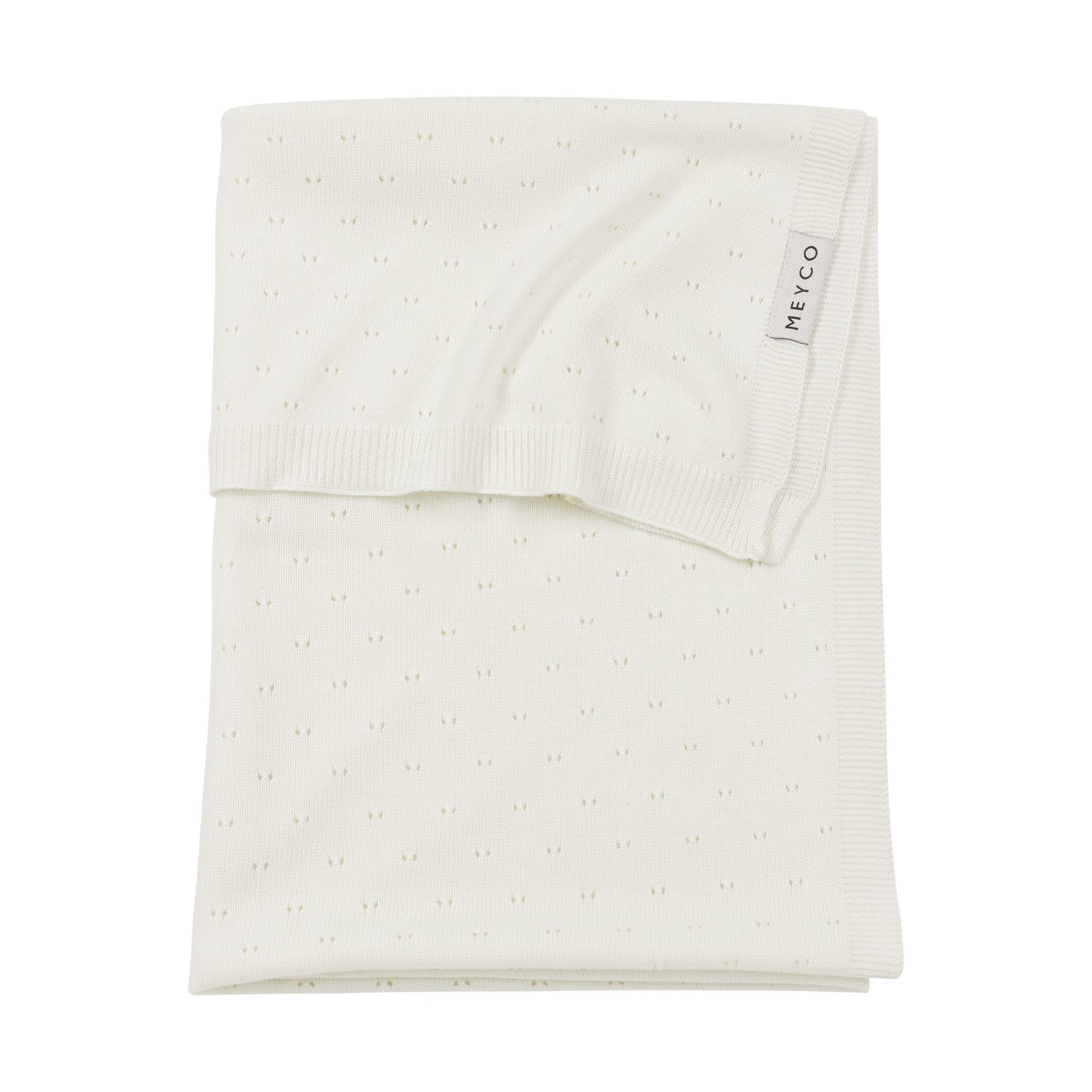 Babydecke 167 Ajour Offwhite, Meyco Baby, günstig online kaufen