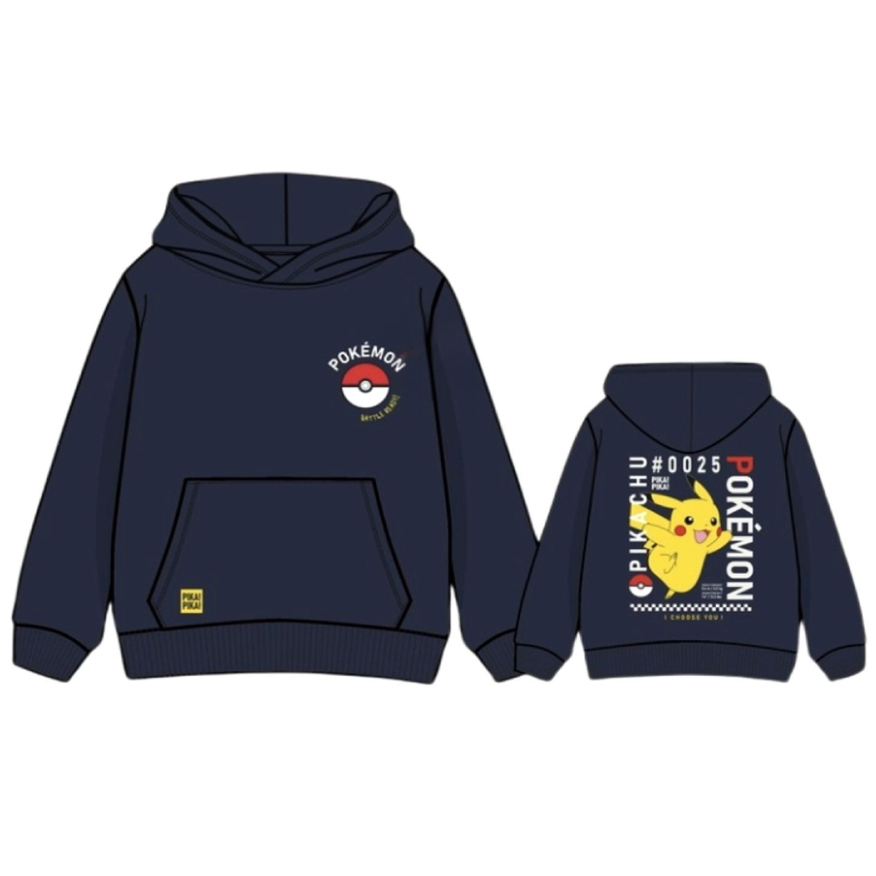 POKÉMON Kapuzenpullover Kapuzenpulli – Kinder Hoodie mit Motiv